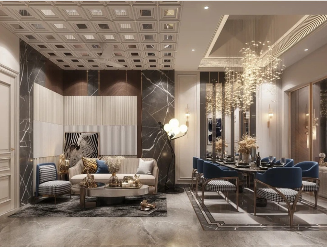 Modern Home Design Idea by Dream Home Interiors with Elegance